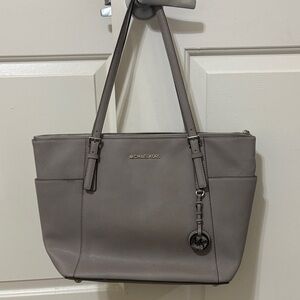 Michael Kors Taupe Tote Bag